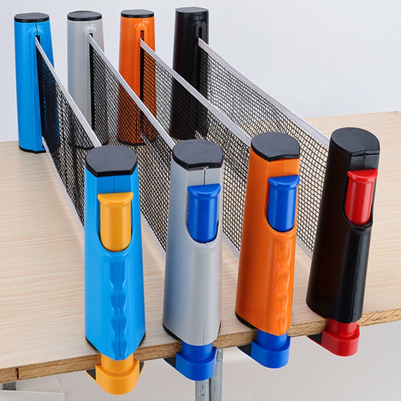 Adjustable Any Table Play Ping-Pong Anywhere Retractable Portable Table Tennis Net and Post Set