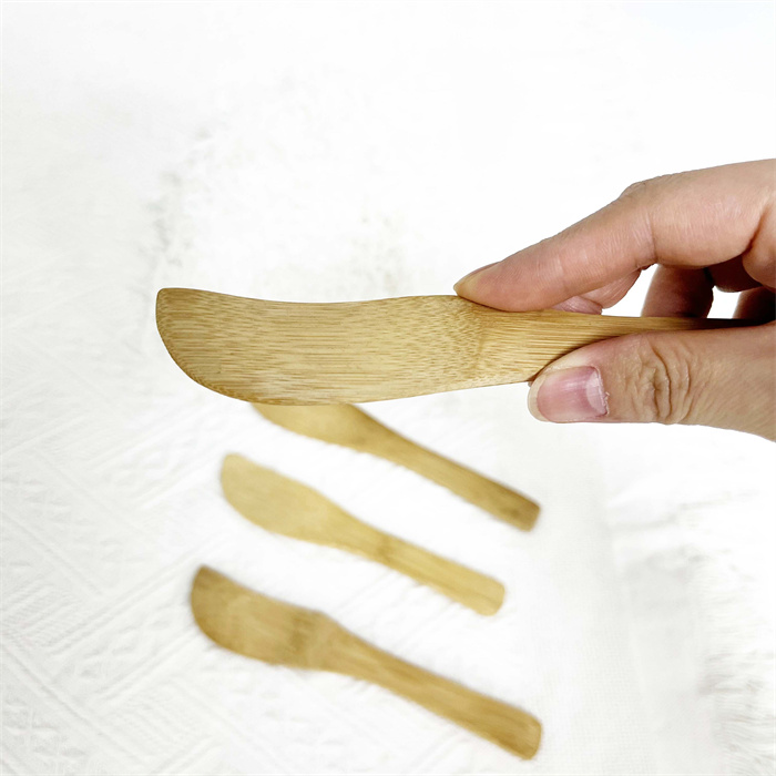 reusable Bread Jam Spatula bamboo spatula spoon fork dessert cutlery bamboo wood butter spread knife bamboo spatula