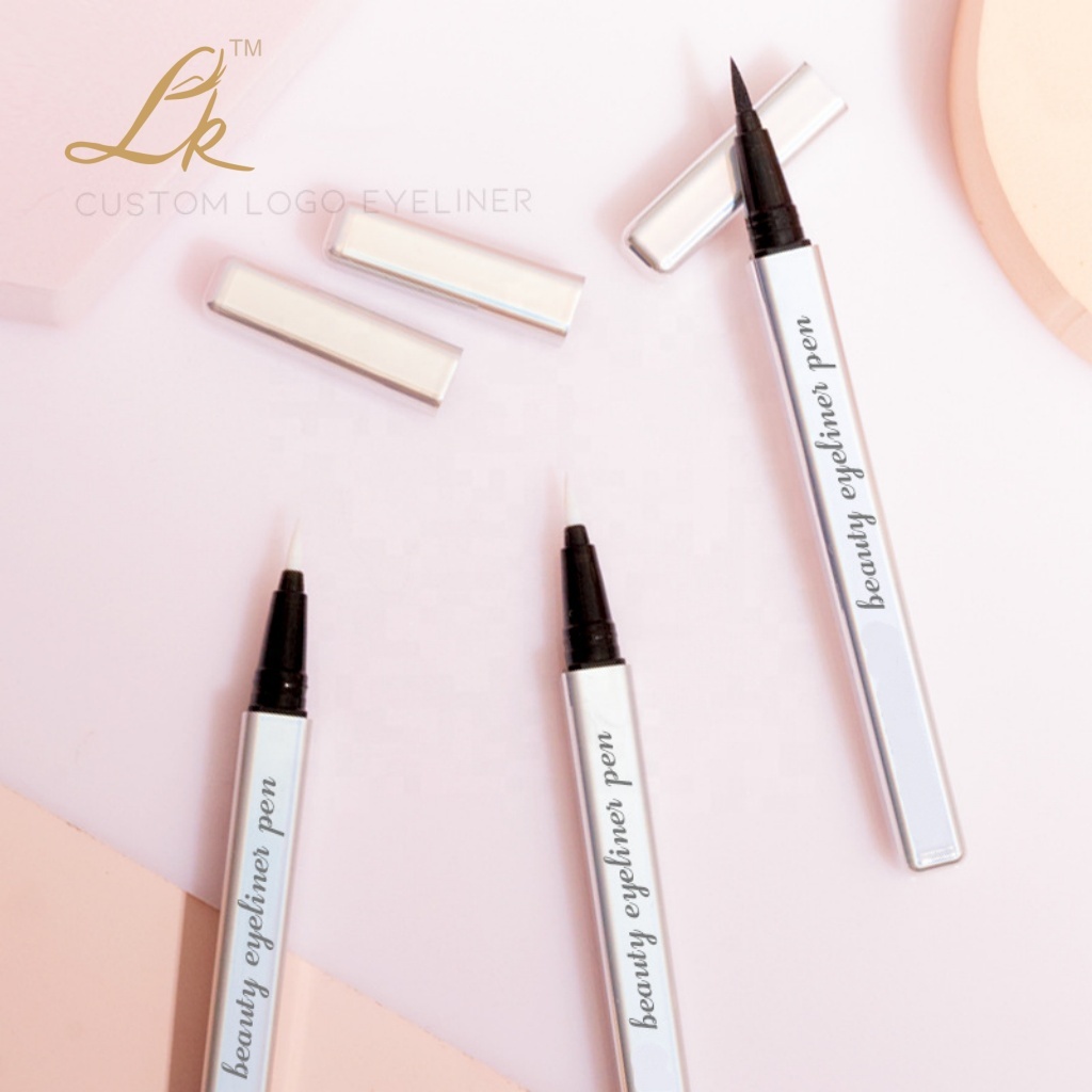 Phantom Neutral Liquid Eyeliner Pen Small Batch Mineral Color Eye Makeup with Sticky Labeling without Logo Black Eyeliner Makeup