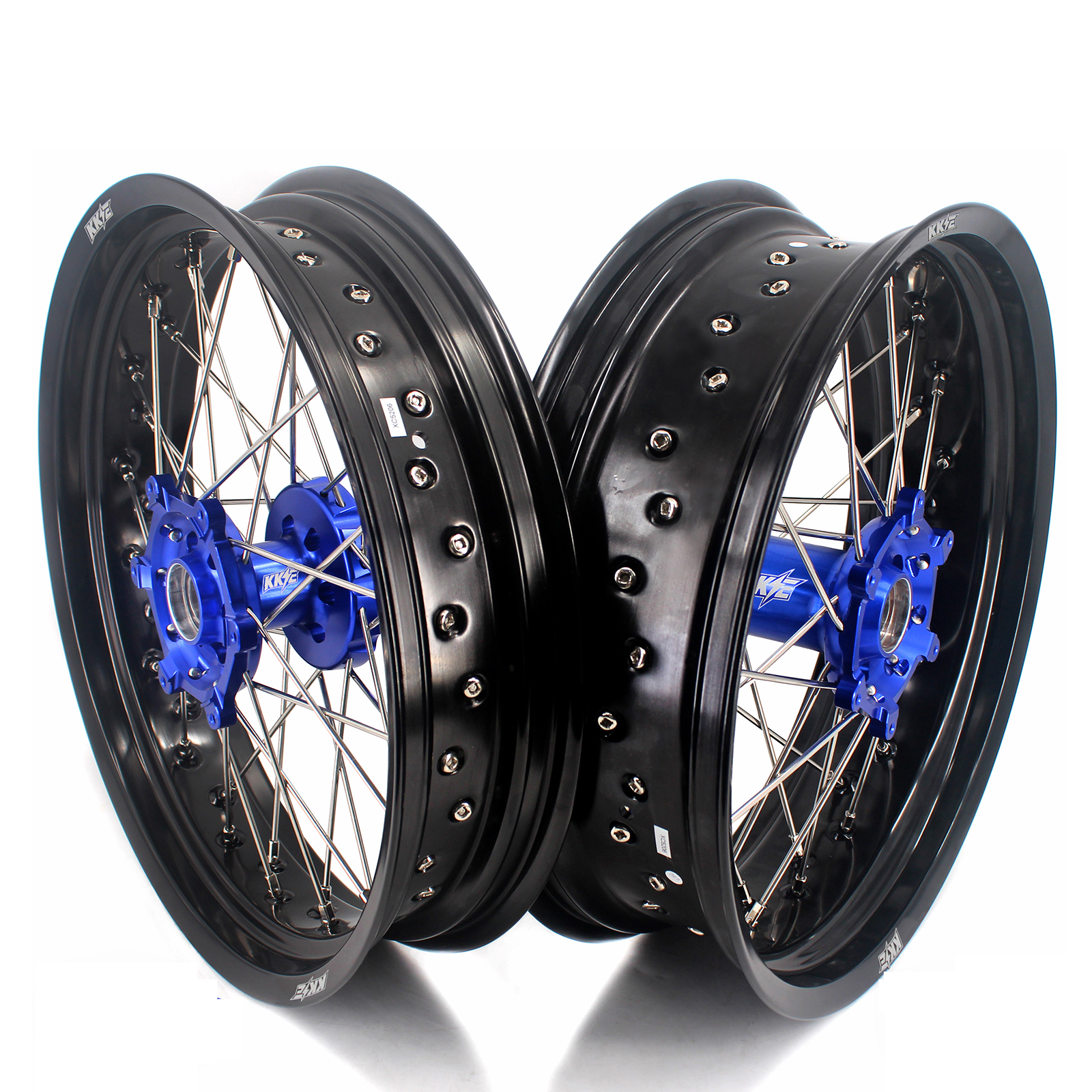 KKE 3,5/4,25 комплект колес для мотоцикла для YAMAHA YZ125 YZ250 1999 YZ250F YZ450F 2020 синий концентратор черный обод