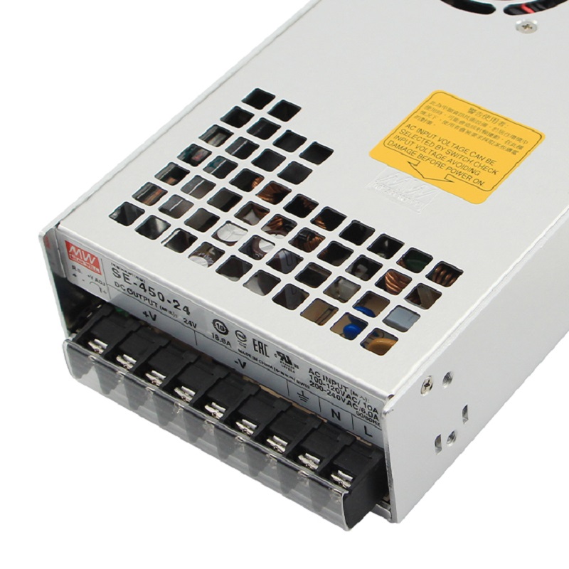 450W 24V 18.8A Meanwell SE-450-24 120VAC для 24VDC блок питания