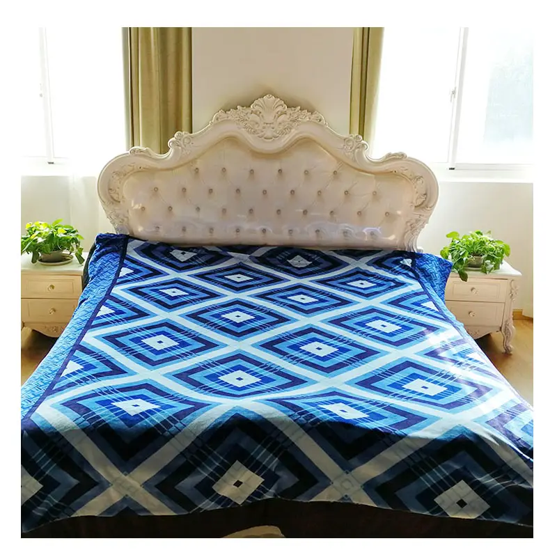 Pattern Printed Winter Quilt Cover With Pillow Set For Adults