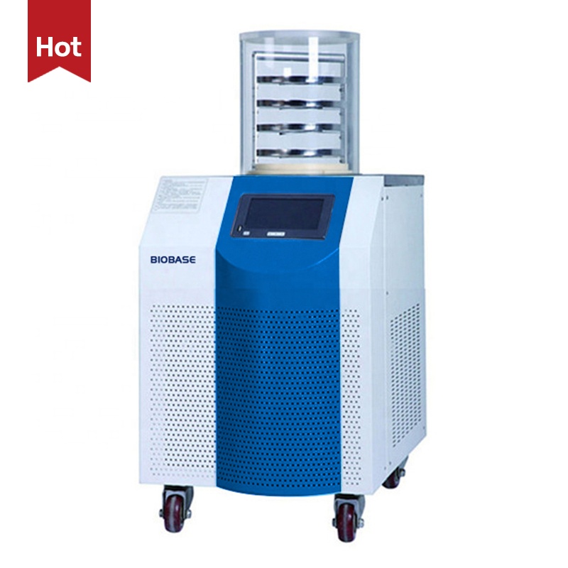 BIOBASE High Quality Vertical Freeze Dryer LCD freezer machine Standard chamber