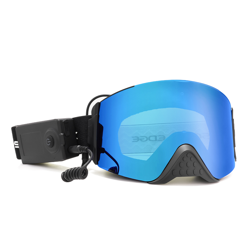 Heated Snow Eyewear With Quick-Exchange Lens And Defogging