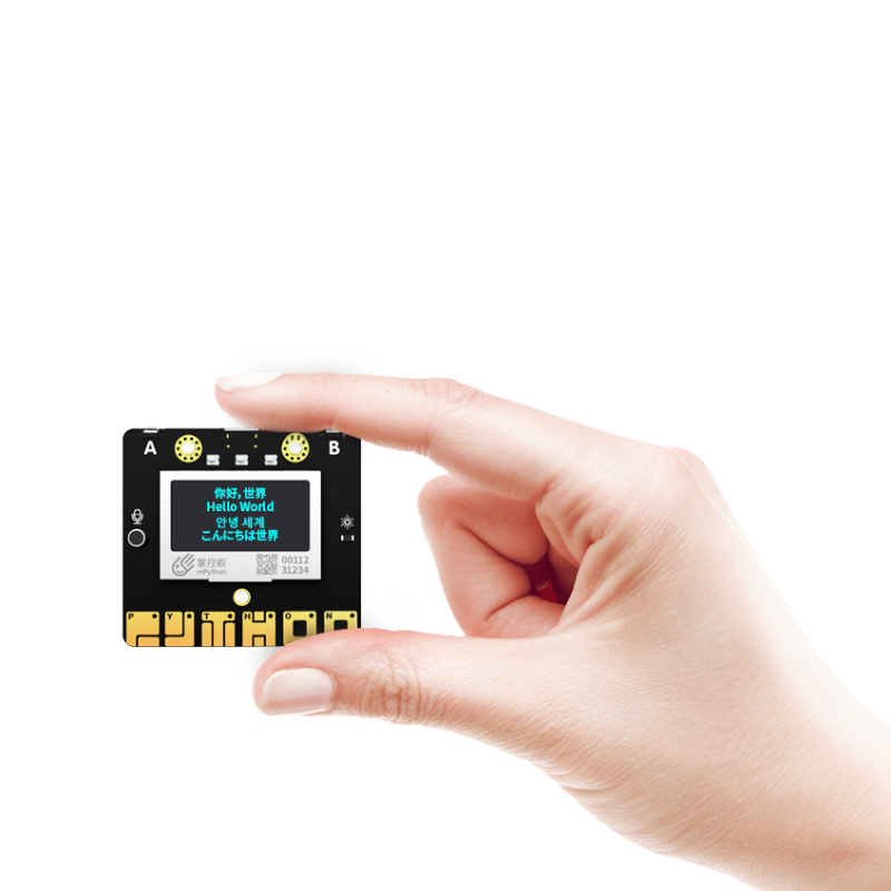 Новый дизайн mPython Board ESP32, микроконтроллер, Wi-Fi и BT IOT OLED сенсорная плата micro bit v2.0