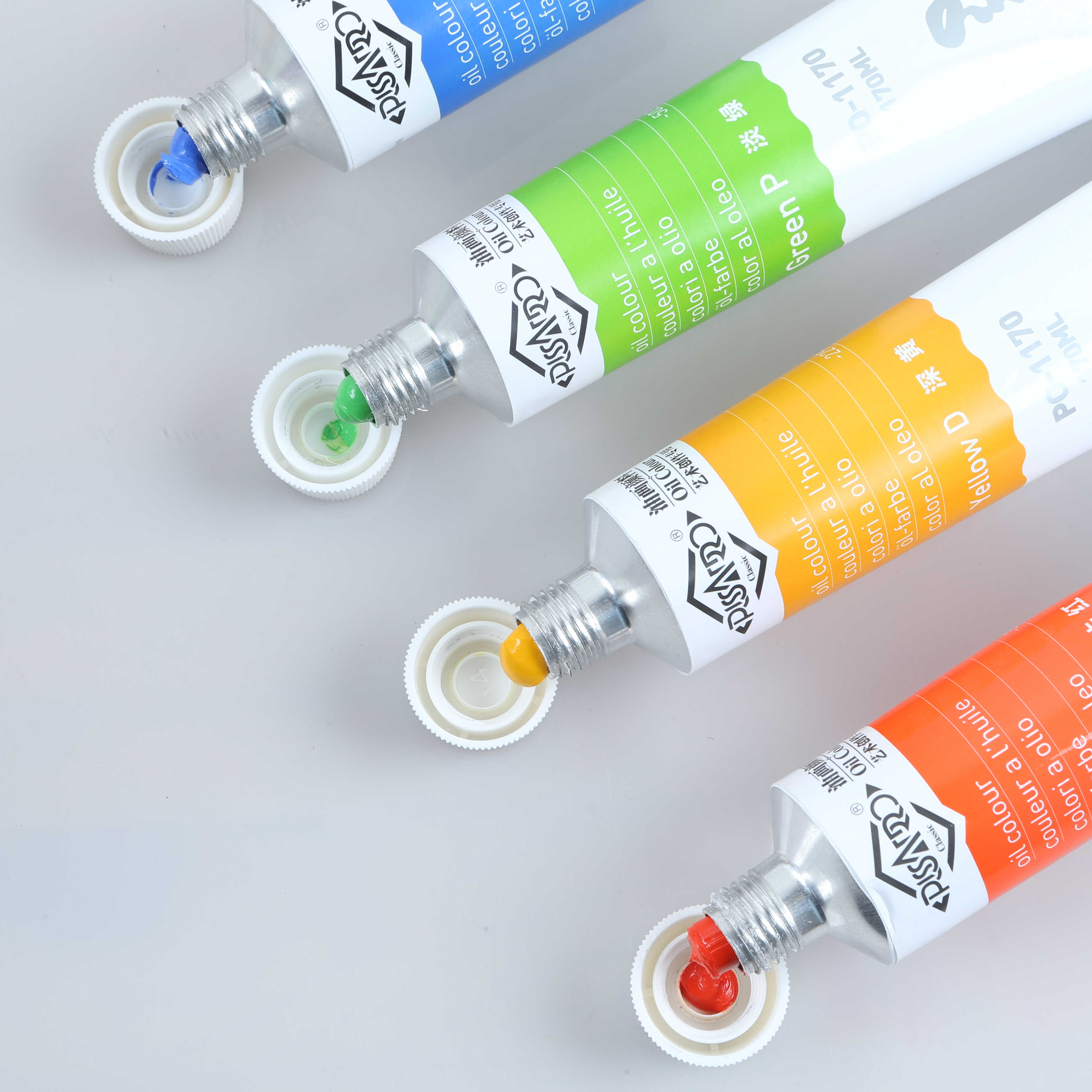 Wintree Oil colour paint for artist grade painting wholesale OEM factory aluminum tube Amazon hot canvas paint 170ML 61 colors