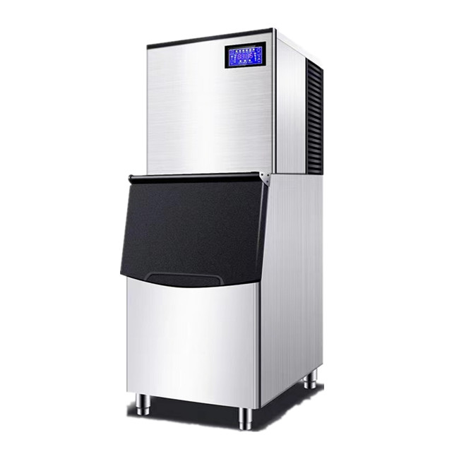 Factory price automatic cube sonic bar household upright freezer custom mold clear pellet refrigerator home ice machine maker