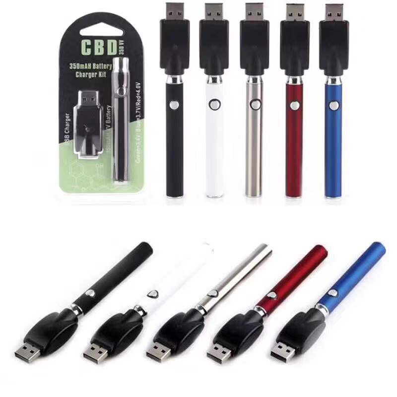 Батарея Cbd Vape аккумулятор 510 батарея Пользовательский логотип переменное напряжение Preheat Cbd Vape ручка 350Mah Cbd батарея