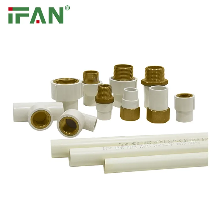 IFAN China Plumbing Pipe Manufacturer CPVC Fittings ASTM 2846 PVC Pipe And Fittings For Hot Water