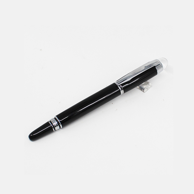small gifts pens supplier bulk luxury black customized metal roller pen with cap
