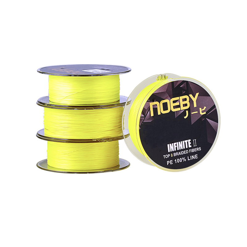 NOEBY 8 strands супер прочная плетеная рыболовная леска из ПЭ 300 м многоцветный супер прочная японская филаментная леска PE плетеная леска