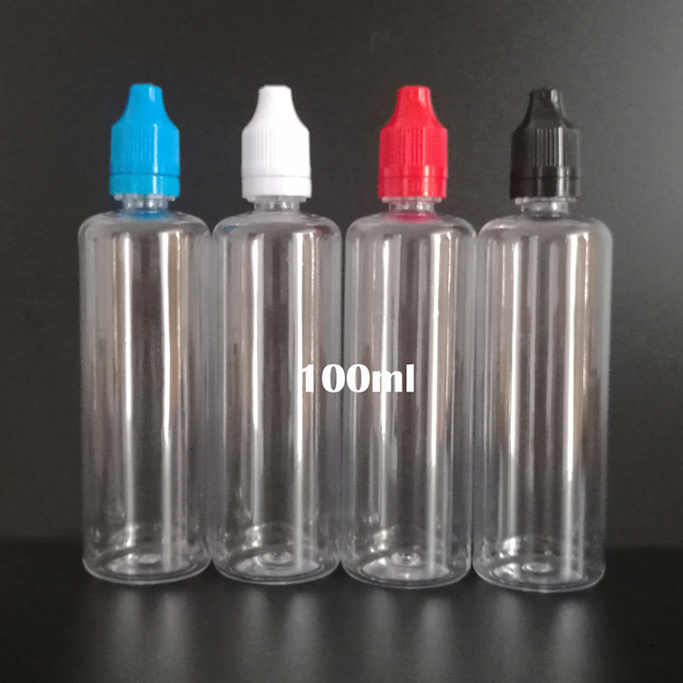 Бесплатный образец для детей pet e-liquid dropper bottle 100 мл squeeze clear plastic ejuice bottle с длинным тонким наконечником