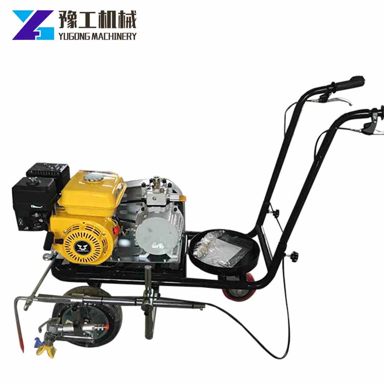 Hand push airless spray road marking machine with spare parts