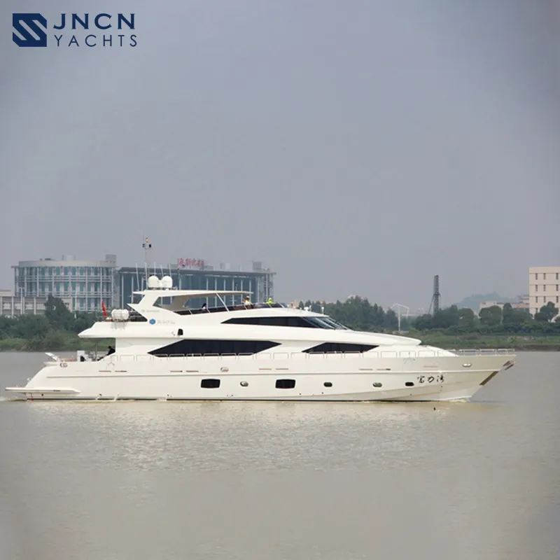 JNCN Modern 2021 fiberglass yacht 108ft big ship luxury boat