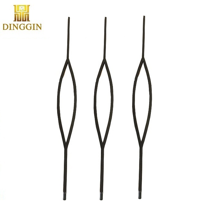 China Modern Interior Wrought Iron baluster wrought iron stair railing baluster Decorative stair parts Indoor