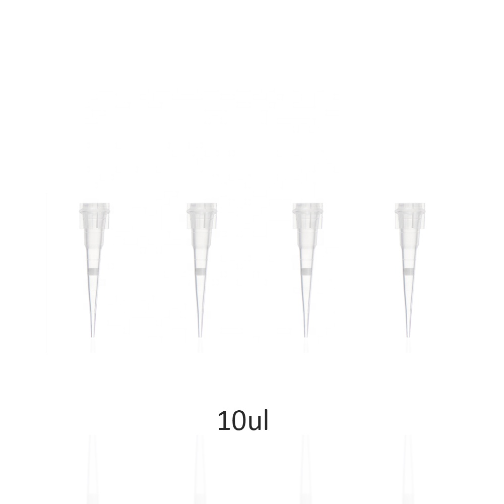 The newest Disposable micro pipette tips 10ul Sterile Universal Pipette Tips medical use