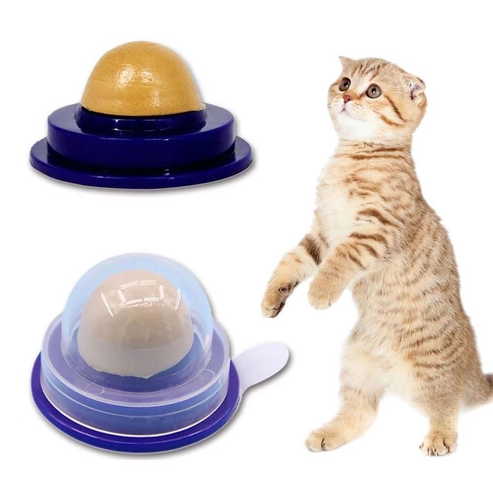 Manufacturer 1PCS Catnip Sugar Solid Strong Pill Energy Ball Nutrition Cream Licking Solid Candy Pet Tools