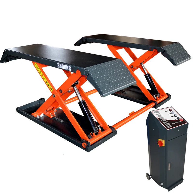 Fostar 110V 60HZ 8000lbs Waterproof Outdoor Usage Portable 1 Meters Electric Safety Release Mid Rise Scissor Lift