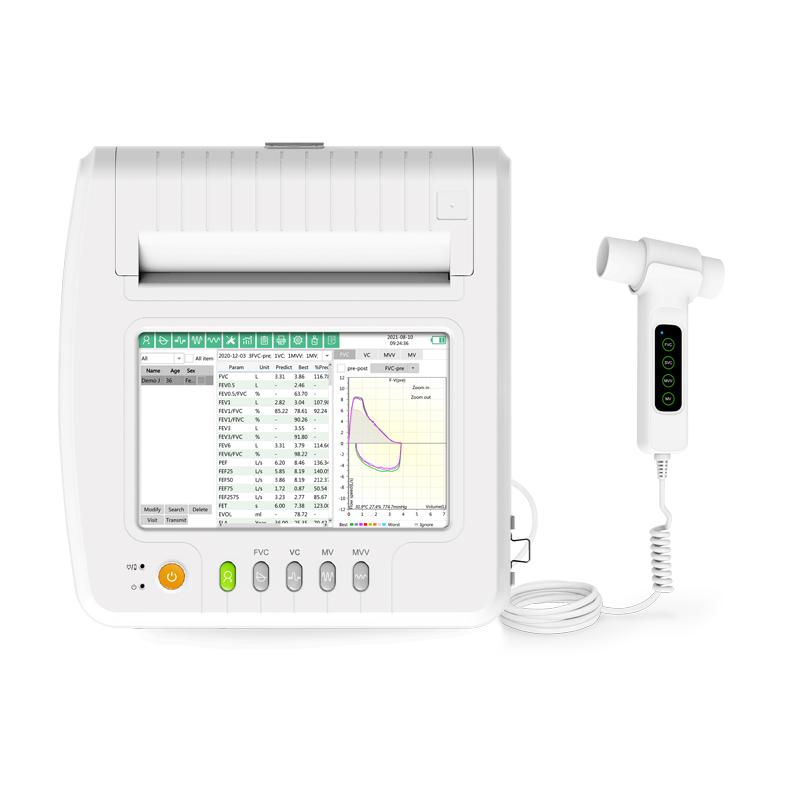 CONTEC SP100B portable lung function testing device pulmonary function analyzer medical contec spirometer espirometro