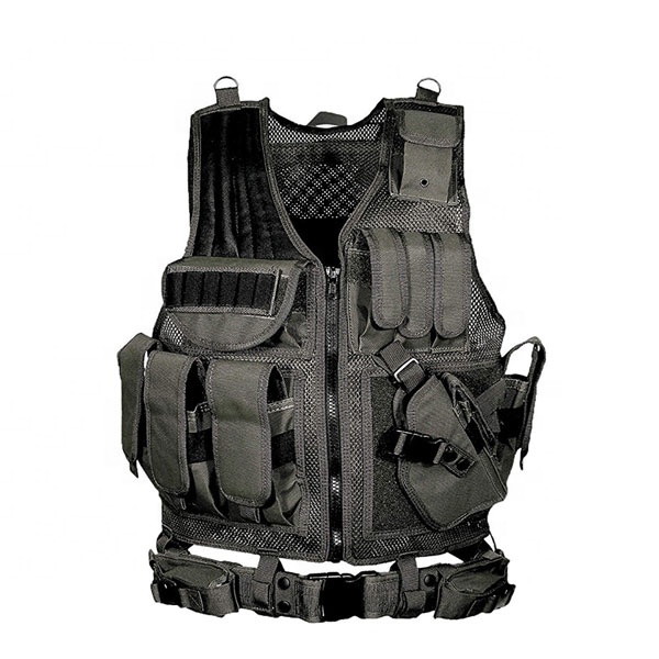 CS Paintball Games Vest Army Combat Protective Airsoft Camouflage Polyester Black Molle Tactical Outdoor Military Vest
