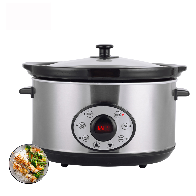 Новая рекламная Коммерческая кастрюля для выпечки 220 В 8.0Qt кастрюля цифровая кастрюля