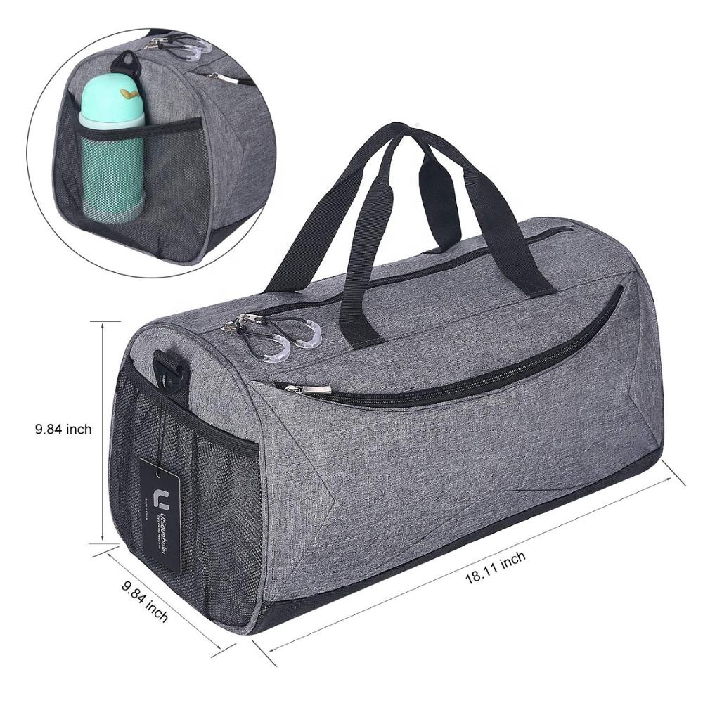 Водонепроницаемый Симпатичные выходные Путешествия packable спортивная сумка с мокрый карман и обувь отсек