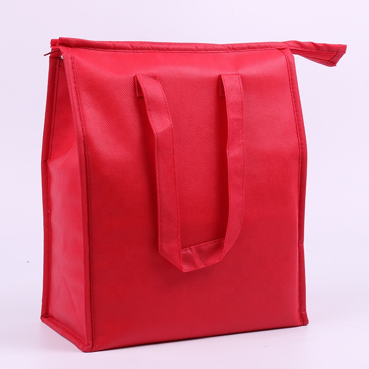 Environmental Protection Fashion Simple Handle Lunch Bag Waterproof Cooloer Bag Insulated Lunch Bag