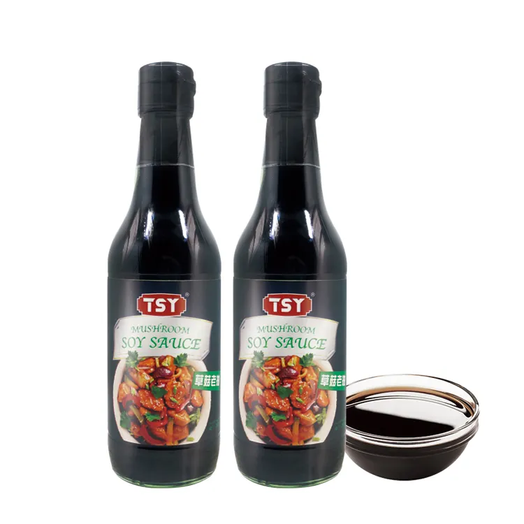 TSY Food Chinese Wholesale Bulk Natural Brewed Premium Traditional OEM Private Brand Superior Mushroom Soy Sauce