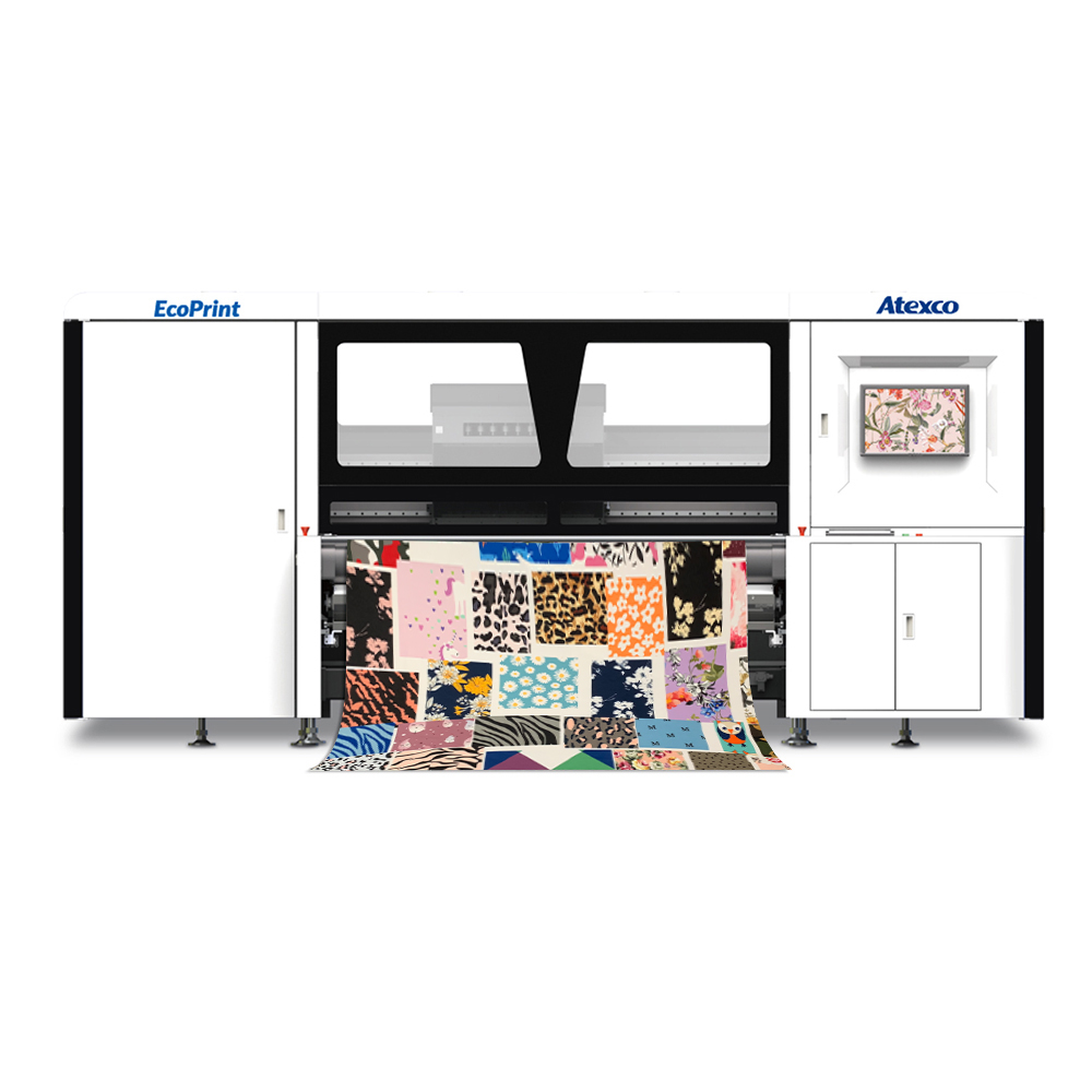 Digital Automatic Cotton Fabric Inkjet Printer for Roll-to-Roll Textile Printing - New High-Grade Equipment for Printing on Clothes and Cloth
