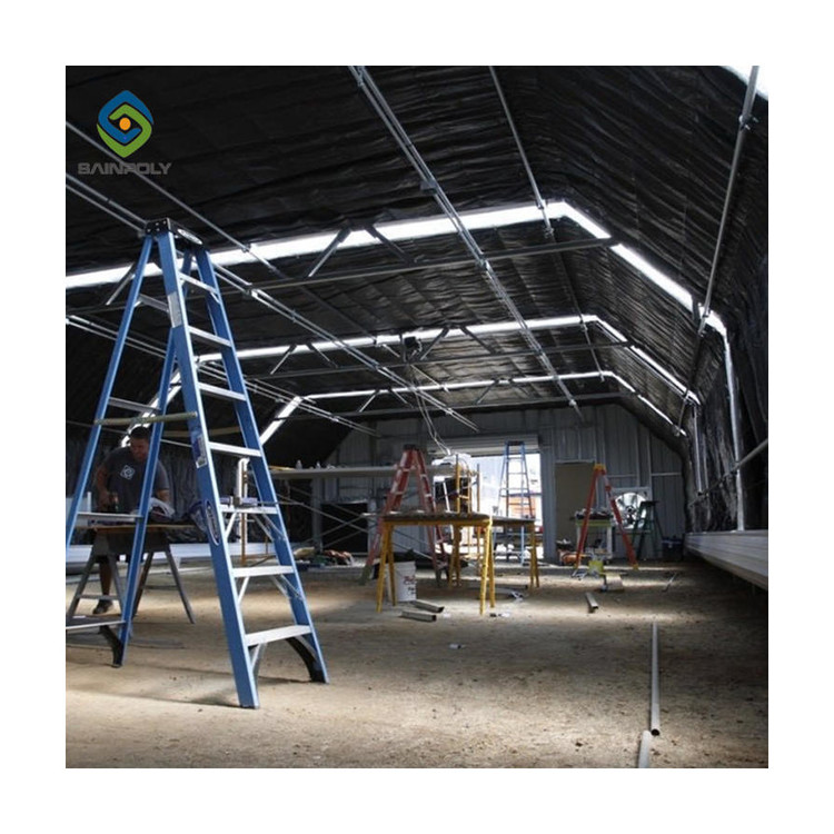 Agriculture Poly Tunnel Blackout Automatic Light Deprivation Hemp Greenhouse For Canada / USA