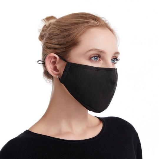 Custom logo Washable Reusable Dust Cloth Face Mascara with Filter Suitable Adjustable rope party maskes