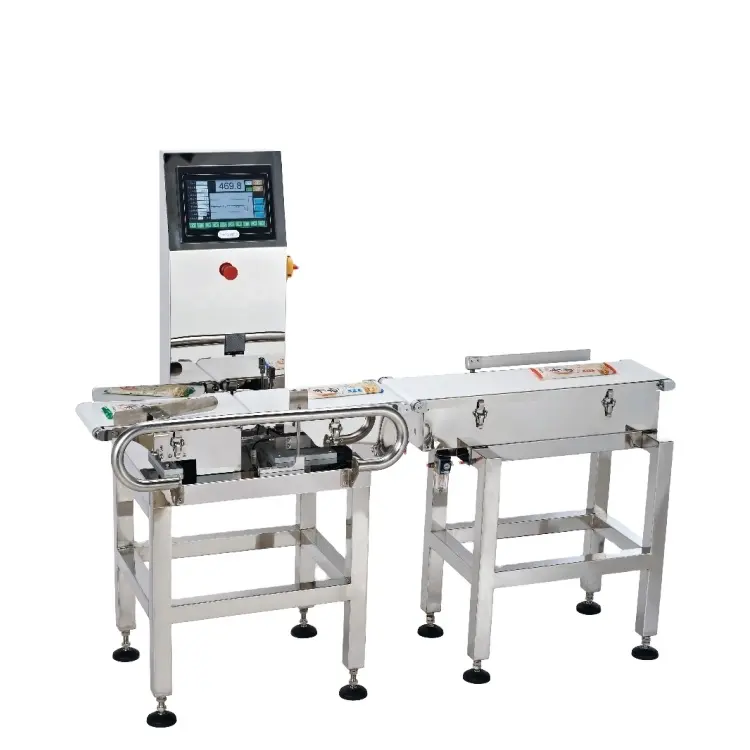 Weight Checker Machine Juzheng Automatic Weight Checker Machine For Production Line Checkweigher Conveyor With Rejector