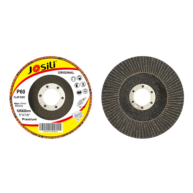 Josili 5" High Quality Abrasive Flap Disk T27/T29 Calcined Oxide Flexible Flap Disc