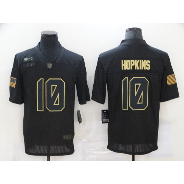 Cardinal s DeAndre Hopkins 10 American Football Uniform Jersey Salute To Service Embroidery Mens Sports Shirt Wear