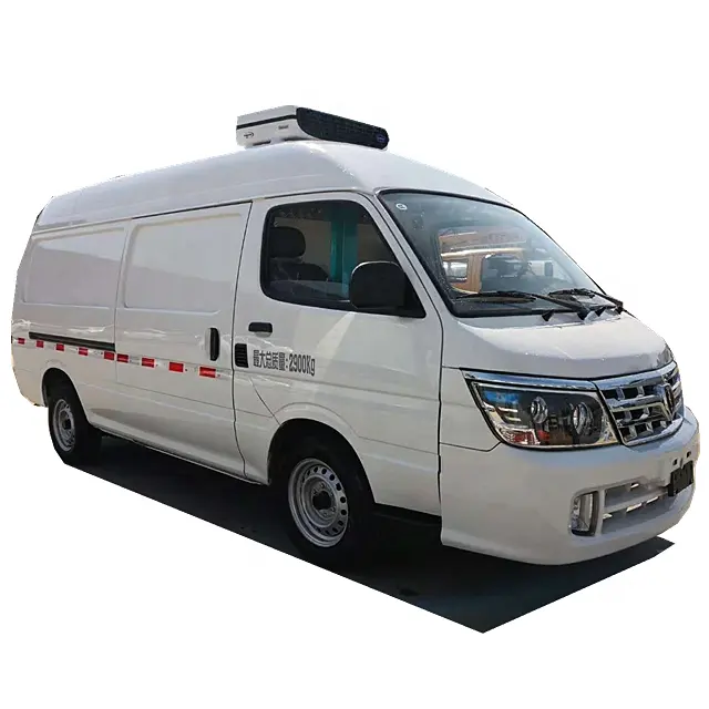 Jinbei small refrigerated vehicles,mobile frozen food truck for sale