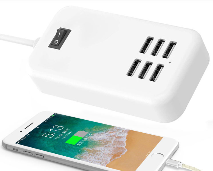 Многофункциональное зарядное устройство DP US 5 в 30 Вт 6USB для мобильных телефонов
