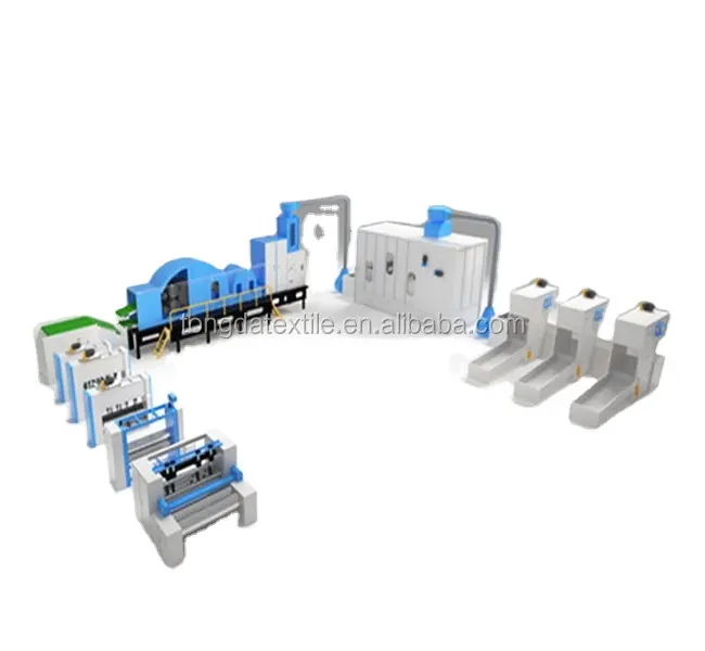 TONGDA TDL-MB Nonwoven Needle Punched Machine Non-woven Nonwovens Fabric Machinery Geotextile Production Line