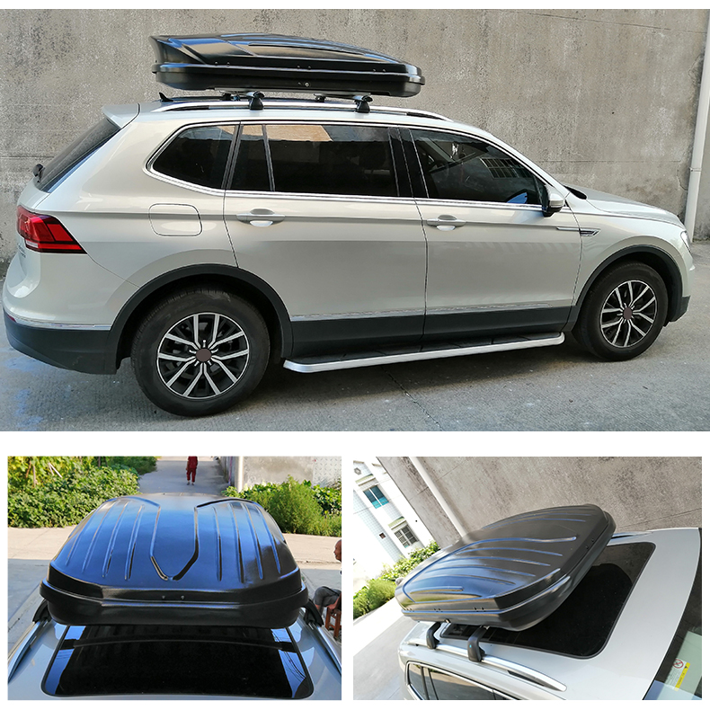 Cheapest High Quality Plastic ABS Material White and Black 530L Car Roof Luggage Box