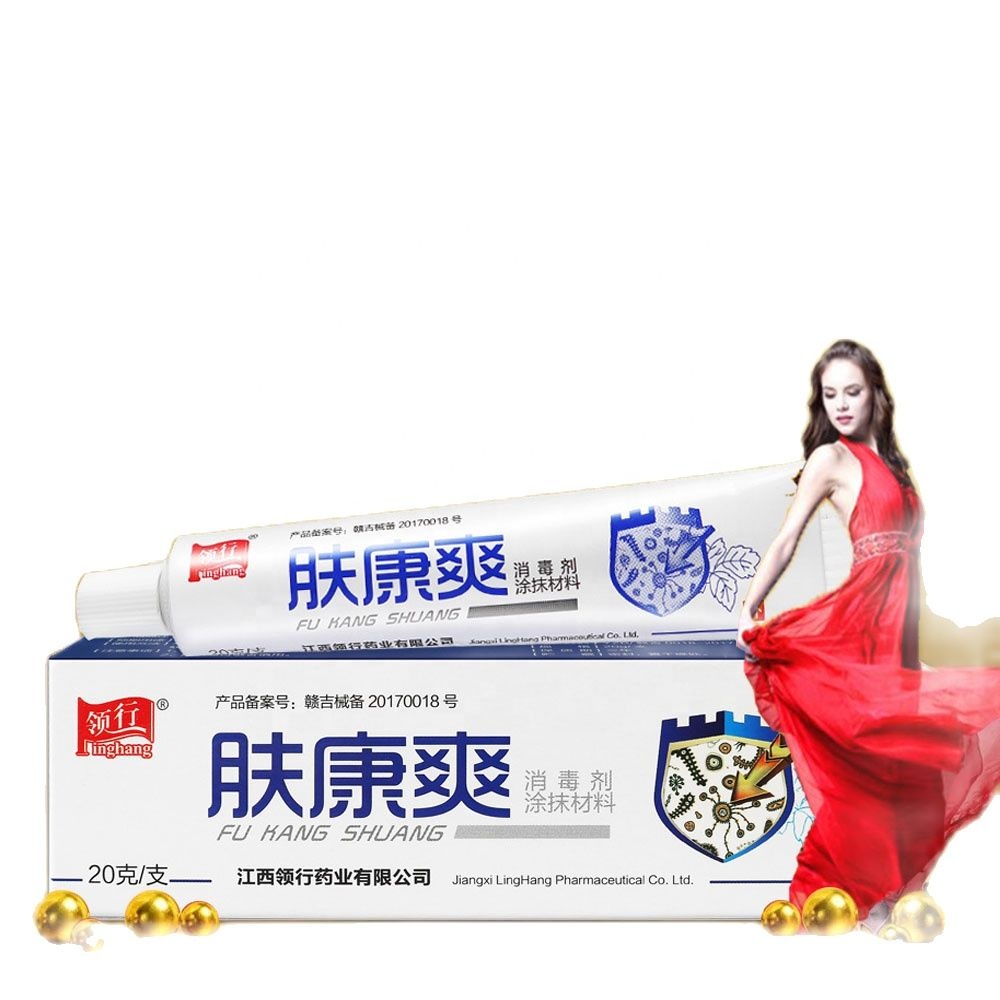 Adult Herbal Fukang Double Ointment, Allergic Eczema Dermatitis, Strong Antipruritic Ointment for External Use