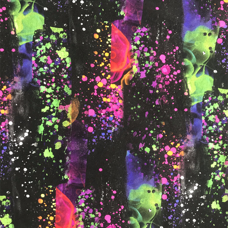 Custom Pattern Soft Cotton Cut Piece Woven Fabric Kids 95% Cotton 5% Spandex Stretch Fabric Digital Printed Cotton t shirt