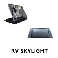 TONGFA Factory sales aluminum alloy frame acrylic RV caravan Trailer camper skylight with Light