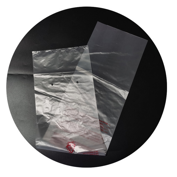 Manufacturer's direct sales PO frosted semi transparent material packaging plastic bags