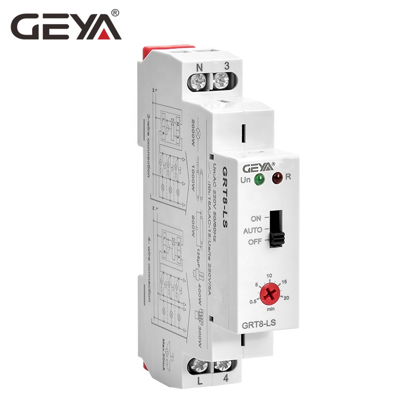 GEYA GRT8-LS AC230V многофункциональный лестница выключатель времени лестница реле электронный 1SPST 16A