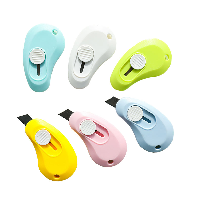 Mini Portable Small Art Knife Express Carton Unpacker Tool Unsealing Knife Stainless Steel Student Paper Cutting Blade Knife