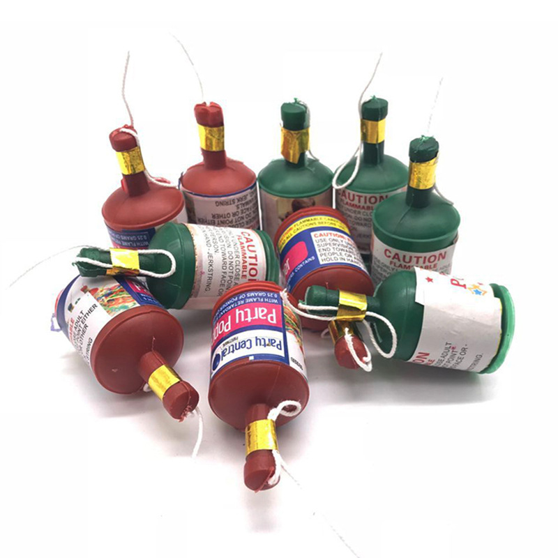 Champagne style party fireworks holding small fireworks festival children's birthday party atmosphere supplies Mini pop