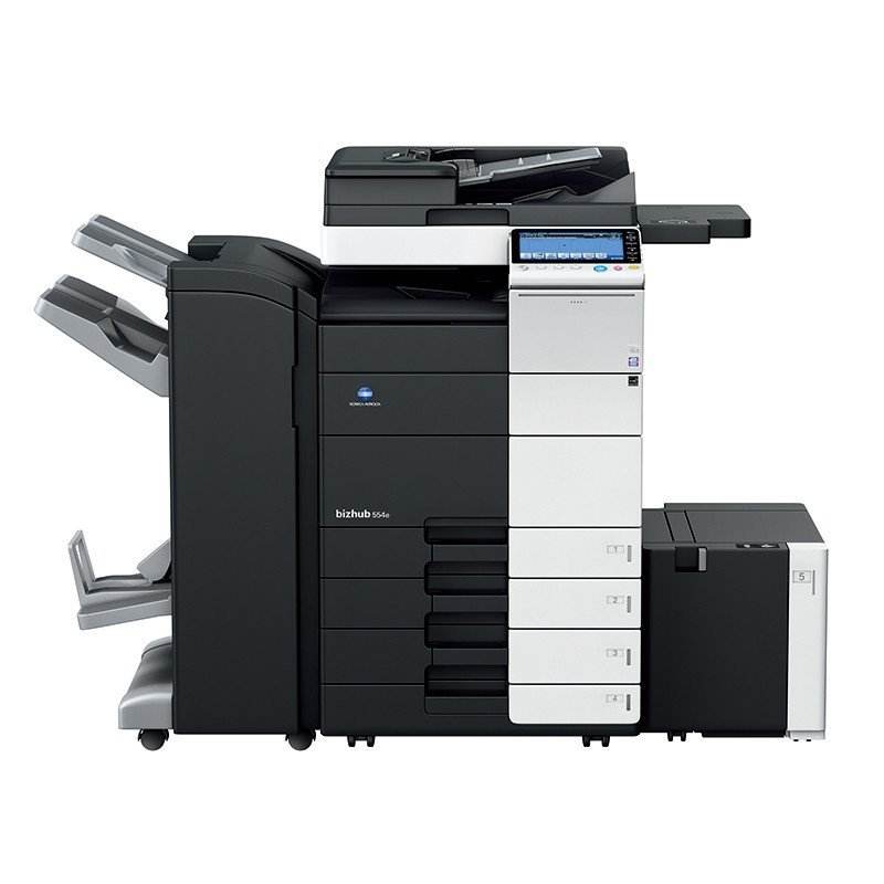 Черный фотокопировальный принтер Konica Minolta Bizhub BH554e