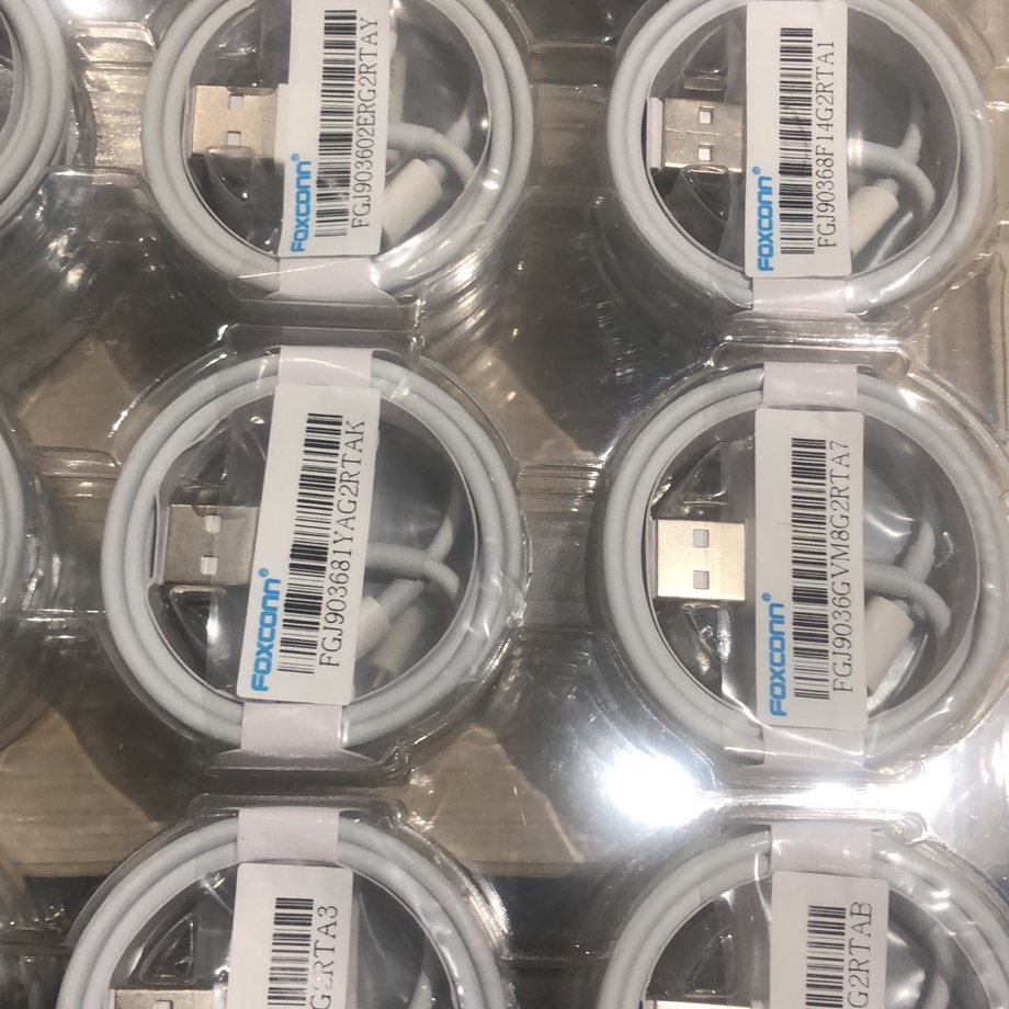 Оригинальный USB-шнур Foxconn 1 м/3 фута 5ic E75, кабель для синхронизации данных и зарядки для Iphone, USB-кабель для apple, зарядный кабель