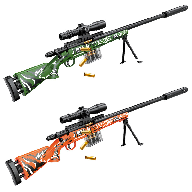 Plastic Precision-Made M24 Airsoft Sniper Rifle with Soft Bullet for Outdoor Shooting Games