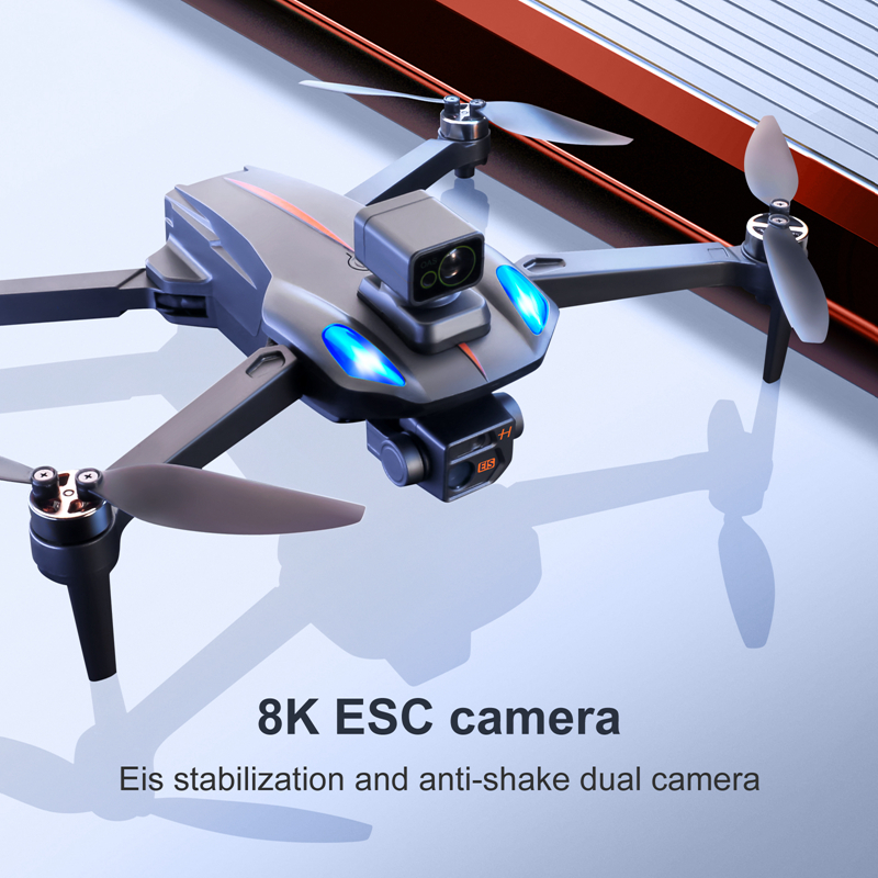 2022 Newest K911MAX Brushless RC Drone 8K Dual Adjustable Camera Mini Drone With Laser Obstacle Avoidance
