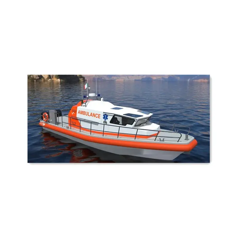 38ft алюминиевая спасательная и скорая лодка для продажи